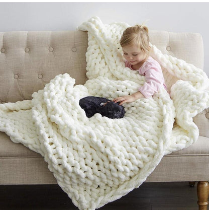 Knitted blanket